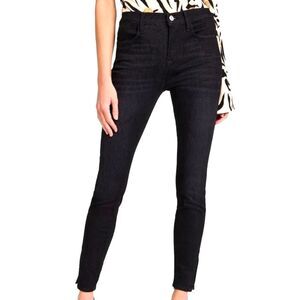 FRAME Le High Womens Jeans in Film Noir (Black) Sz 24